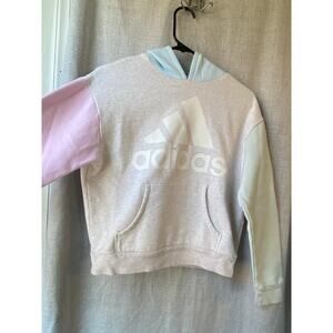 Adidas Kids’ Pastel Colorblock Hoodie - Size 14